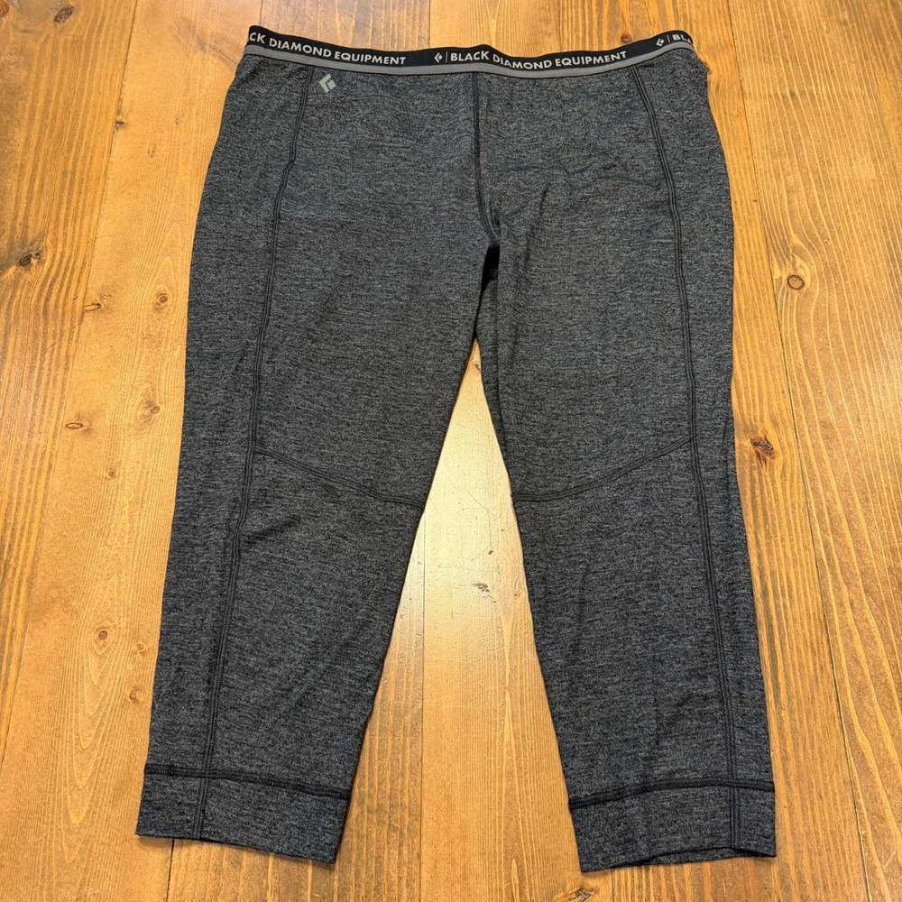 Black Diamond Women's Solution 150 Merino Baselayer 3/4 Length Bottom‎ Sz XL Ski